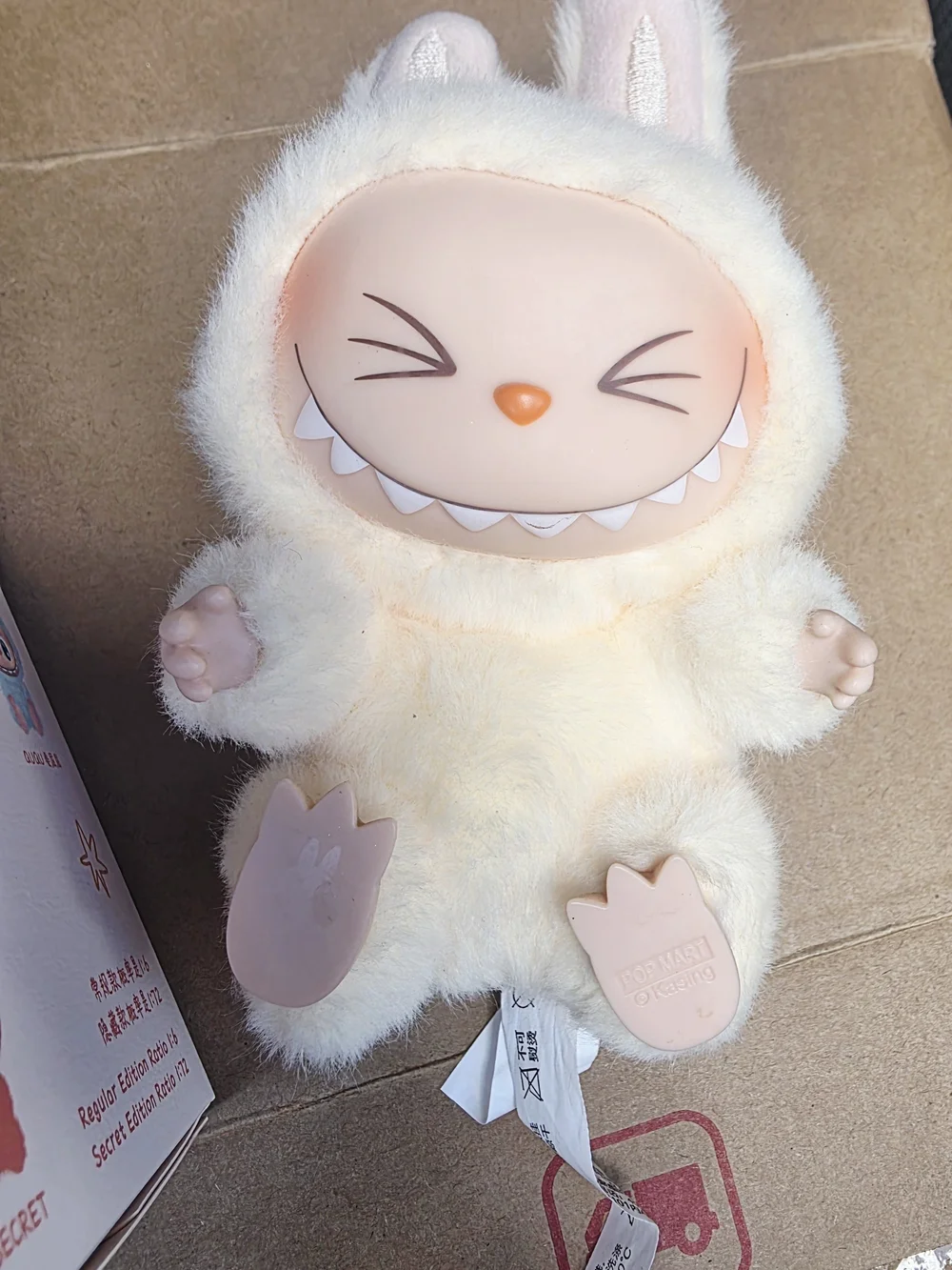 Pop Mart Labubu 'Have A Seat' Plush Bunny - SISI